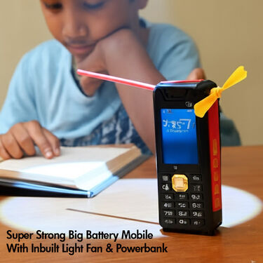 Super Strong Big Battery Mobile With Inbuilt Light And Fan (PMH11)