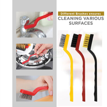 Set of 4 Gas Stove Legs + Free Gas Cleaning Brush (GAS4)