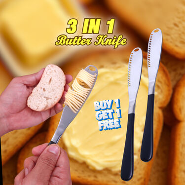 3 In 1 Butter Knife Buy 1 Get 1 (BK)