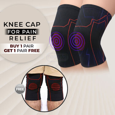 Knee Cap For Pain Relief Buy 1 Pair Get 1 Pair Free (KCP4)