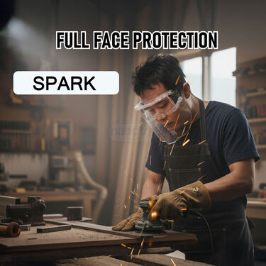 Full Face Protective Transparent Shield Cover (FPS)