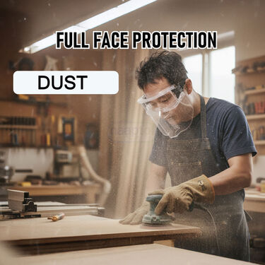 Full Face Protective Transparent Shield Cover (FPS)