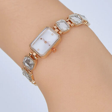 Ladies watch + Chain Pendant set + Ring (LWCPR1)
