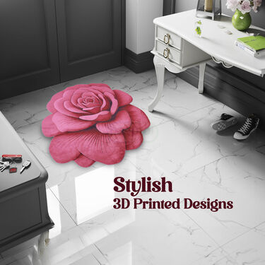 Super Absorbent 3D Floral Door Mat (3DM3)