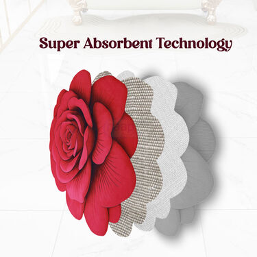 Super Absorbent 3D Floral Door Mat (3DM3)