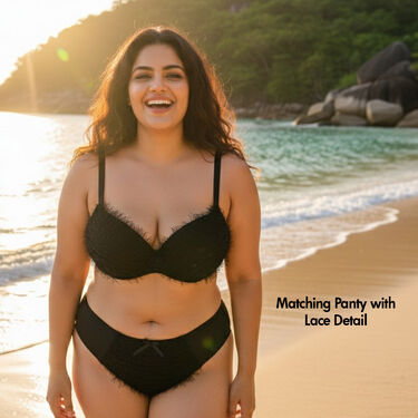 Fancy Plus Size Honeymoon Bra And Panty Set - Pick Any 1 (PBP1)