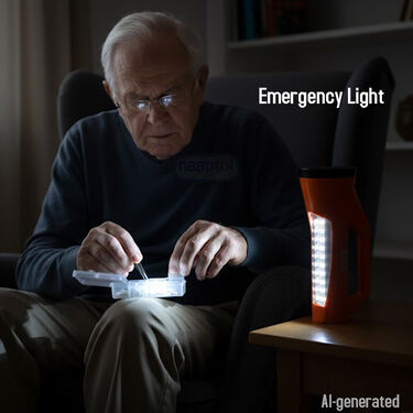 Rechargeable Solar Ultra Long Range Torch With Emergency Light (LL9)