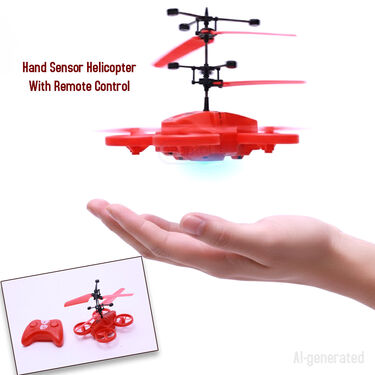 Hand Sensor Helicopter With Remote Control  (HSMH3)