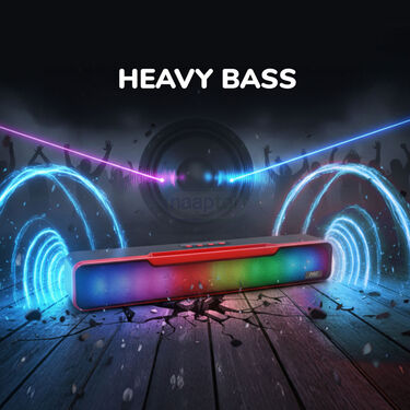 High Bass Rechargeable Sound Bar With RGB Lights (BLS13)