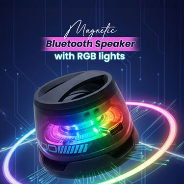 Magnetic Bluetooth Speaker With RGB Lights (BLS14)