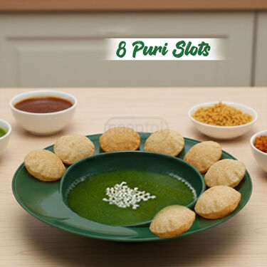 Set of 4 Pani Puri Serving Plate (PANIP)