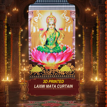 3d Printed Laxmi Mata Curtain (CU11)