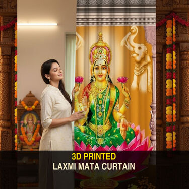 3d Printed Laxmi Mata Curtain (CU11)