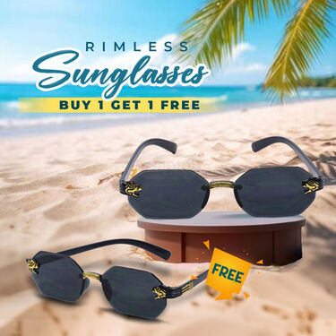 Rimless Sunglasses Buy1 Get1 Free (2RSG4)