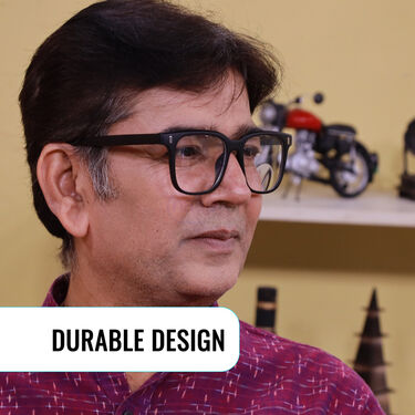 Full Frame Bifocal Adaptive Power Reading Glasses B1 G2 Free (3BORG7)