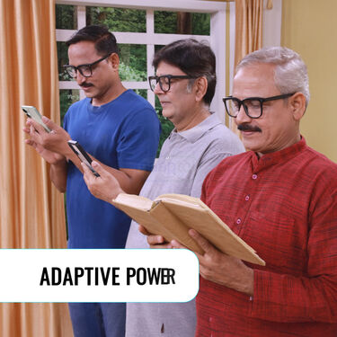 Full Frame Bifocal Adaptive Power Reading Glasses B1 G2 Free (3BORG7)