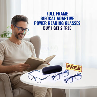 Full Frame Bifocal Adaptive Power Reading Glasses Buy 1 Get 2 Free (3BORG8)