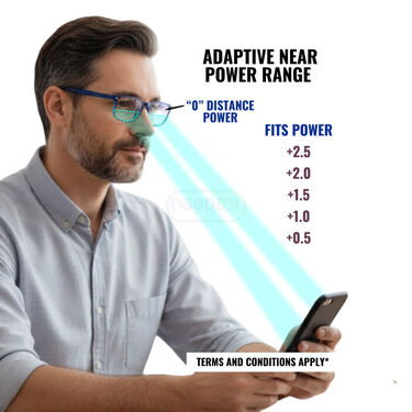 Full Frame Bifocal Adaptive Power Reading Glasses Buy 1 Get 2 Free (3BORG8)