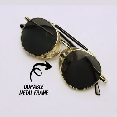 Golden Round Sunglasses For Men (SG2)