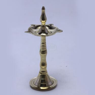 Pure Brass Standing Panch Deep (1KD1)