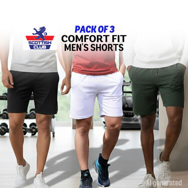 Pack of 3 Textured Shorts (3TMS1)