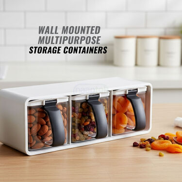 Wall Mounted Multipurpose Storage Containers (1WMDF1)