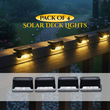 Pack of 4 Solar Deck Lights (DL4)