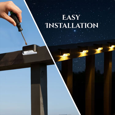 Pack of 4 Solar Deck Lights (DL4)