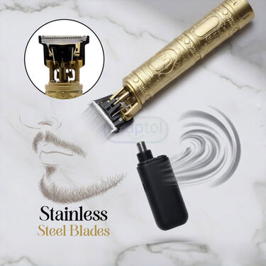 Stylish Golden Trimmer With Free Nose Trimmer (PMTNT2)