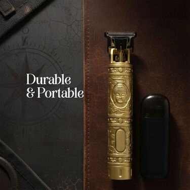 Stylish Golden Trimmer With Free Nose Trimmer (PMTNT2)