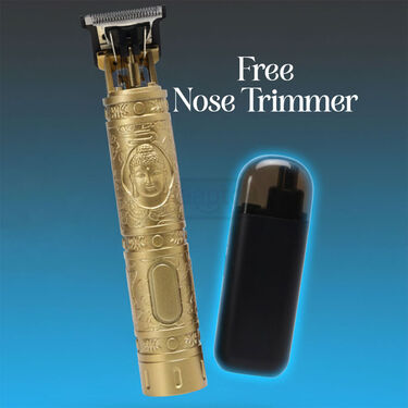 Stylish Golden Trimmer With Free Nose Trimmer (PMTNT2)