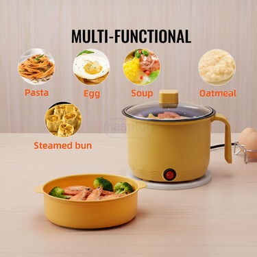 Multipurpose Electric Cooking Pot With Steamer (EFM13)
