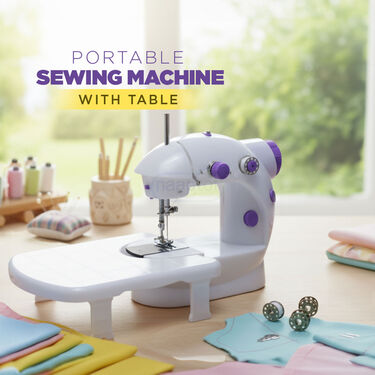 Portable Sewing Machine With Table (SEM10)