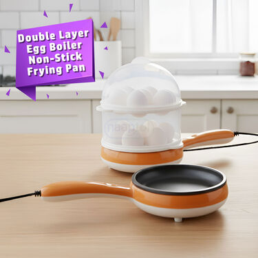 Double Layer Egg Boiler NonStick Frying Pan (EFM16)