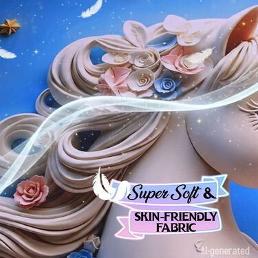 Unicorn Printed Double Bed Sheet With 2 Pillow Covers (DBS27)