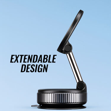 Car Extendible Magnetic Mobile Holder With Suction Base (MMH4)