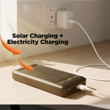 20000 Mah Solar Powerbank With Inbuilt Cables (PB34)