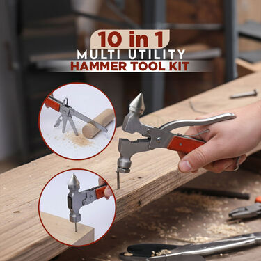 10 in 1 Multi Utility Hammer Tool Kit (HTK)