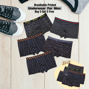 Buy 5 Get 5 Mens Soft And Comfortable Underwear (MUR6)