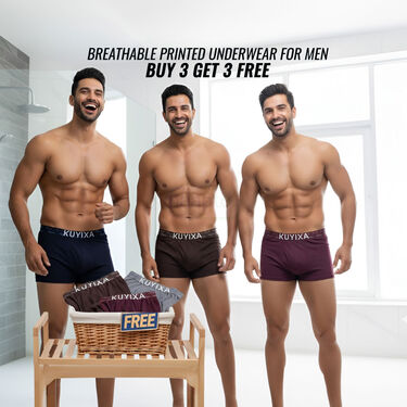 Buy 3 Get 3 Mens Soft And Comfortable Underwear (MUR7)