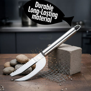 3 in 1 Fish Scaler + Free Fish Storage Containers (FS8)