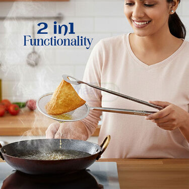 Chapati & Puri Maker + 2 in 1 Oil Strainer + Silicone Spatula & Brush (CP12)