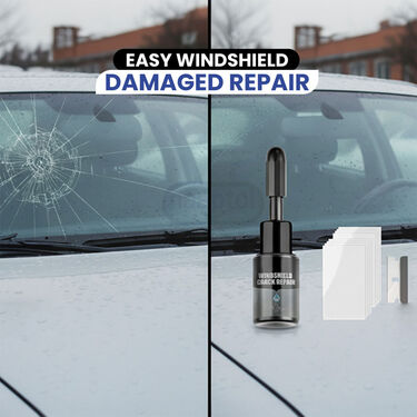 Quick & Easy Car Windshield Crack Repair Glue (WCR2)