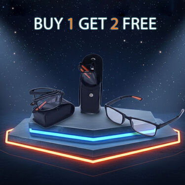 Full Frame Foldable Bifocal Adaptive Power Reading Glasses Buy 1 Get 2 Free (3FBORG2)