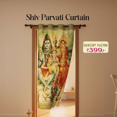Shiv Parvati Curtain (CU13)