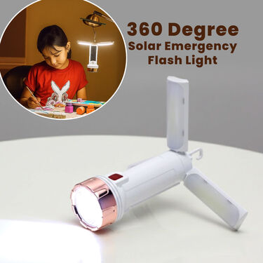 360 Degree Solar Emergency Flash Light  (LL12)