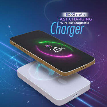 5000 mAh Fast Charging Wireless Magnetic Charger (PB35)