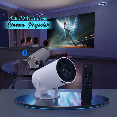 Full HD Ultra Bright Home Cinema Smart Android Projector With Screen Uoto 250 Inches (HCP5)