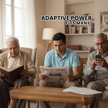 Rimless Bifocal Adaptive Power Reading Glasses Buy 1 Get 2 Free (3BORG11)