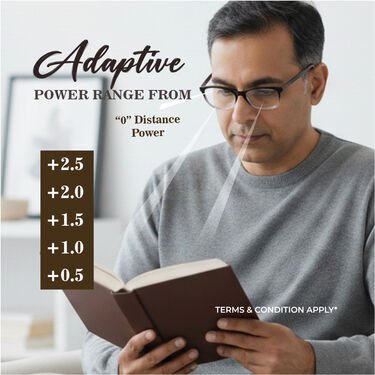 Full Frame Bifocal Adaptive Power Reading Glasses Buy 1 Get 2 Free (3BORG10)